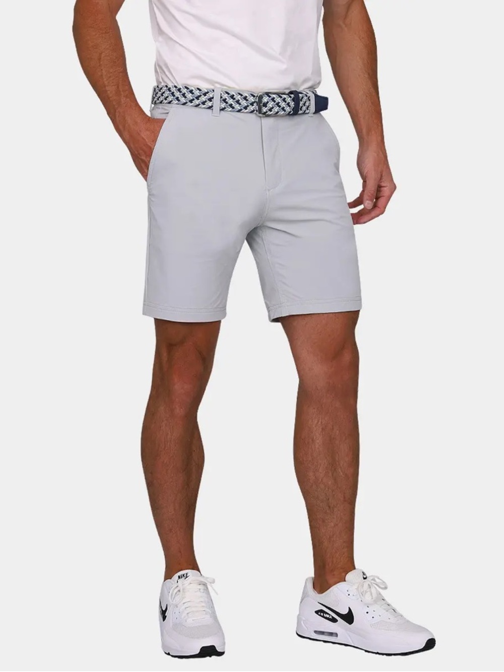 Avalon Golf MEN’S PERFORMANCE 7-INCH GOLF SHORTS: GRAY Size 30